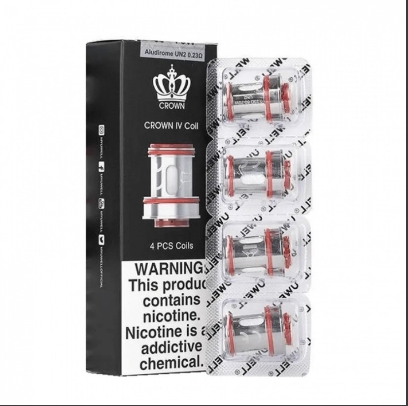 Uwell Crown IV 0.23ohm Coil – 4 Pack