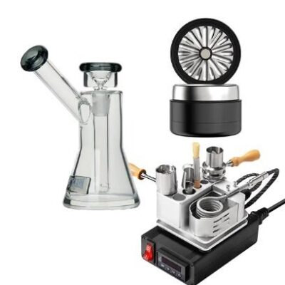One Hit Wonder Ball Vape + Tyson 2.0 Bubbler + Flower Mill Bundle
