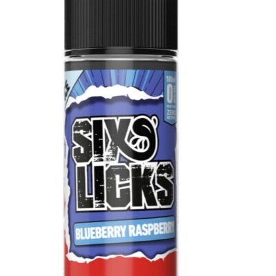 SIX LICKS BLUEBERRY RASPBERRY (BLUEMONIA) E-LIQUID