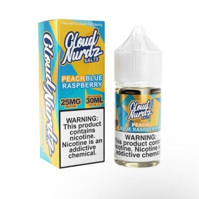 Cloud Nurdz Salt – Peach Blue Razz Iced (30ml)