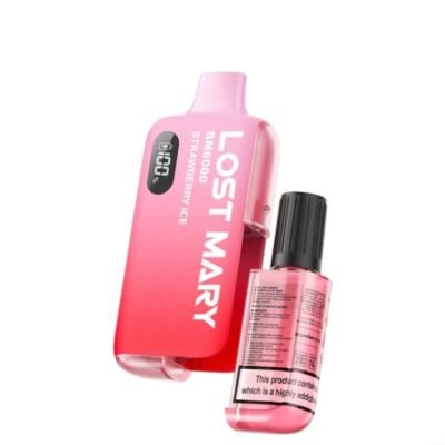 Lost Mary BM6000 Strawberry Ice Disposable Vape – 20mg
