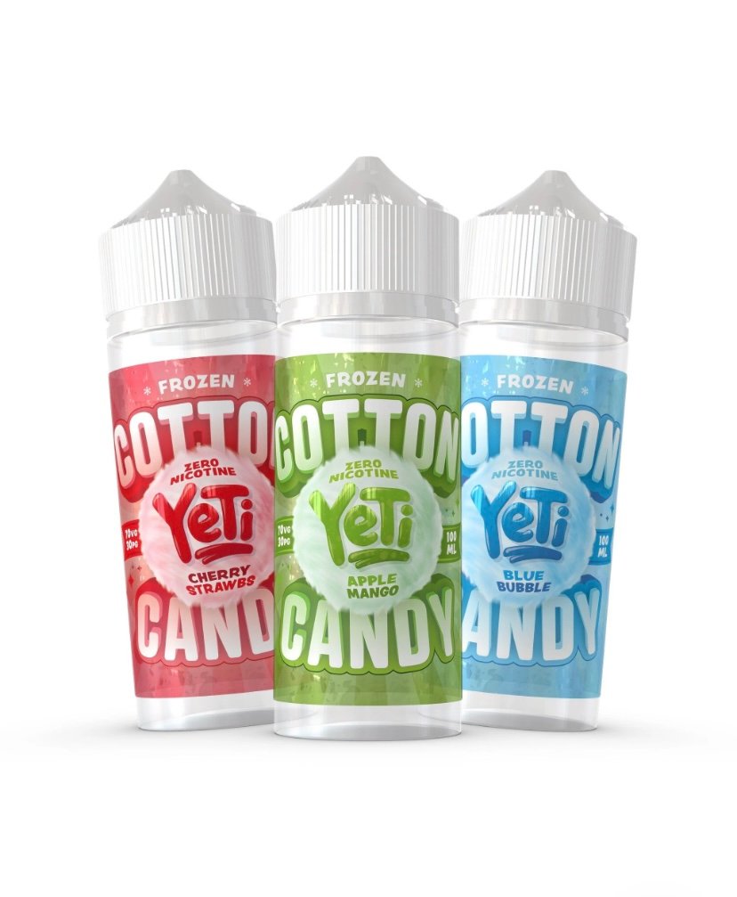 YETI COTTON CANDY SHORT FILL E-LIQUID