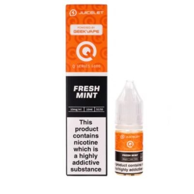 Fresh Mint Q Series 6000 Nic Salt E-Liquid by Juicelet