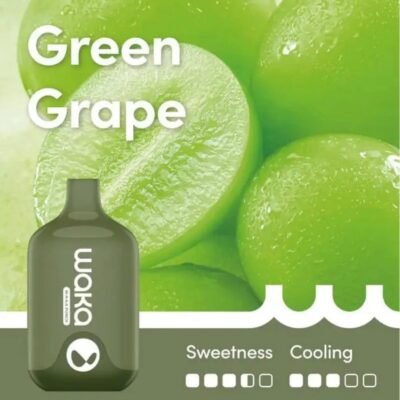 WAKA SMASH & GREEN GRAPE 6000 Puffs Disposable Vape
