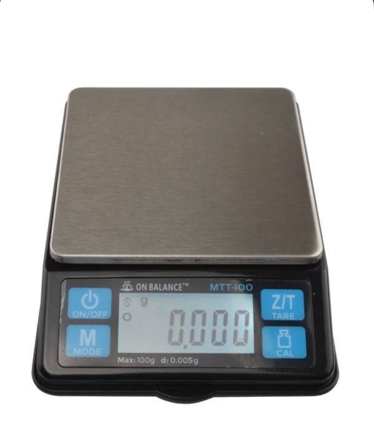 ON BALANCE MTT-100 SCALES – 100G / 0.005G