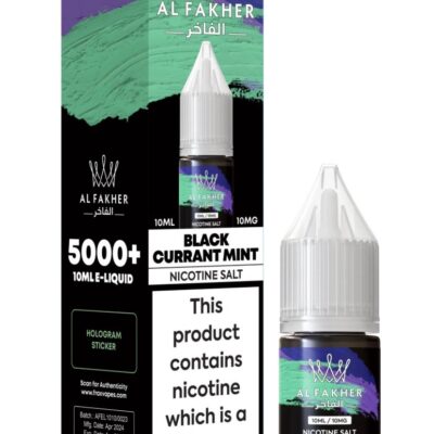 E-LIQUIDS 10MG 10ML BLACKCURRANT MINT