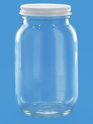 Glass Jar with Metal Lid