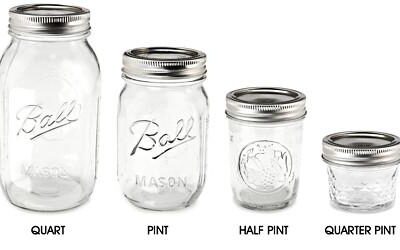 Canning Jar with Metal Lid